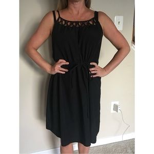 Mossimo Black Cut Out Dress